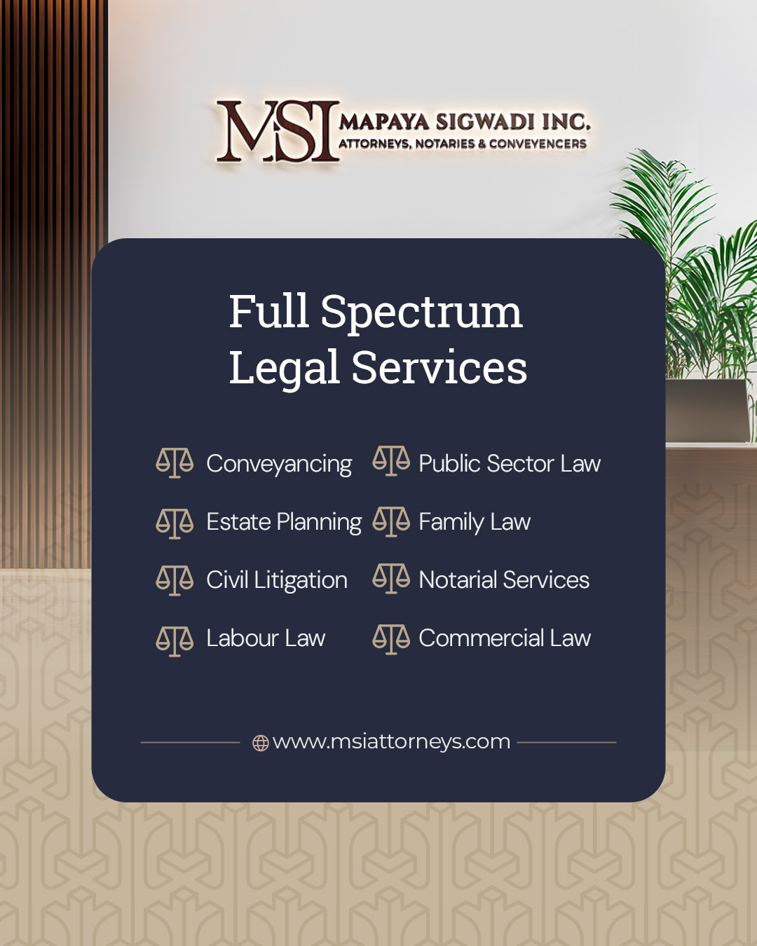 Virtual Business Card , Attorney Profile